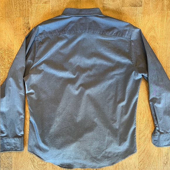 14th and Union Long Sleeved Medium Oxford in Light Blue - Picture 2 of 5